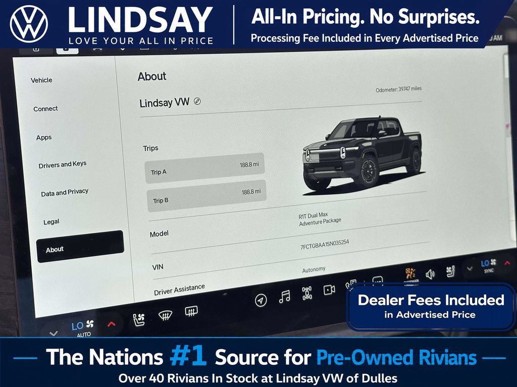 Used 2025 Rivian R1T Adventure AWD/4WD image 24