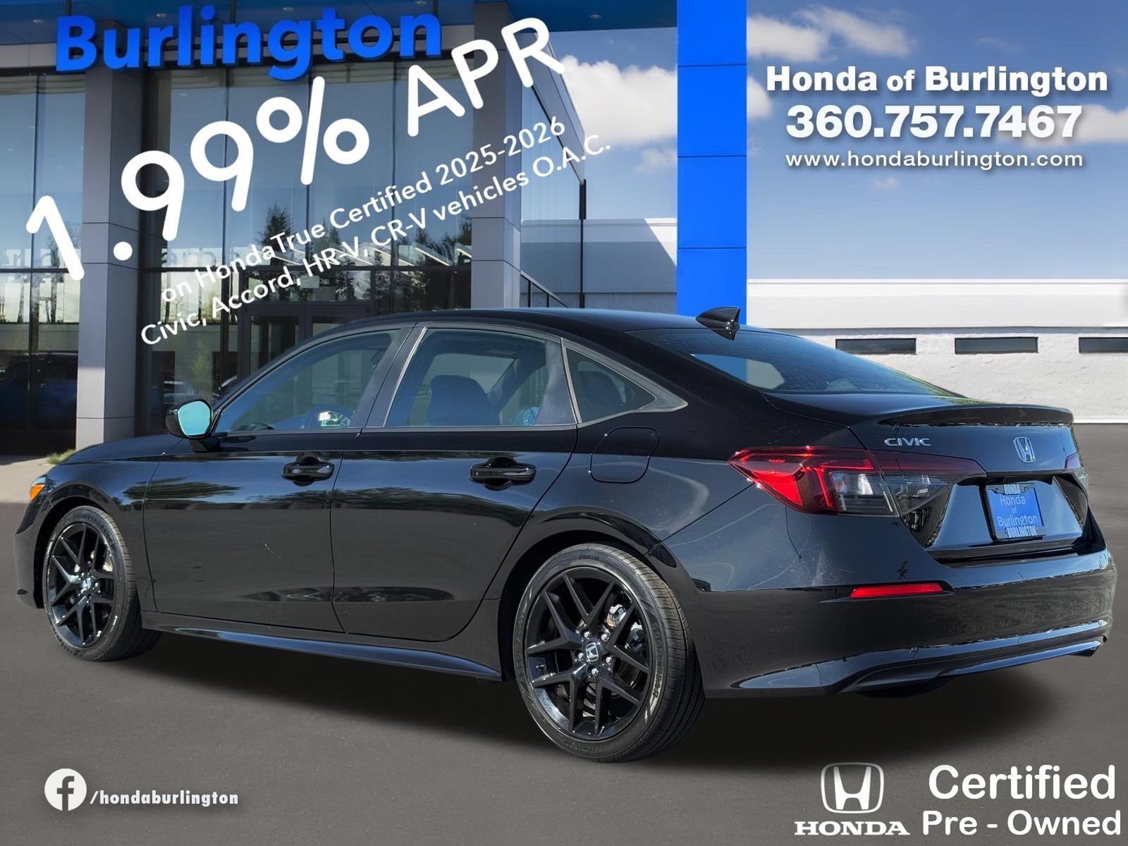 Certified 2025 Honda Civic Sport image 4