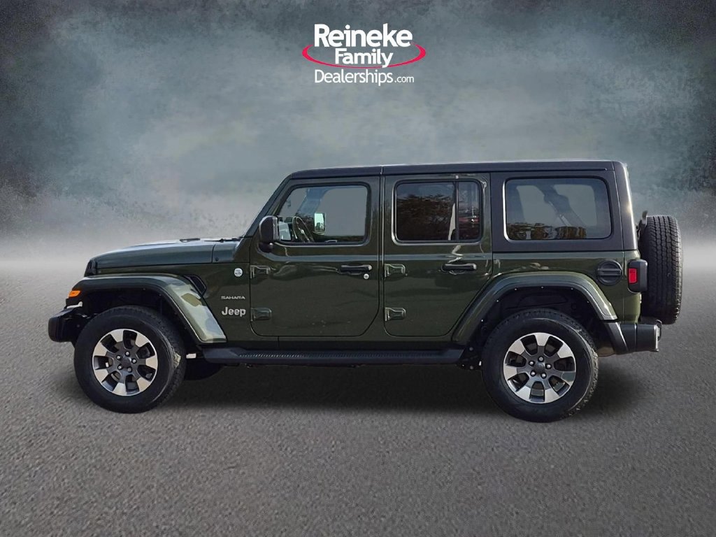 Used 2021 Jeep Wrangler Unlimited Sahara w/ Uconnect 4C Nav & Sound Group AWD/4WD image 10