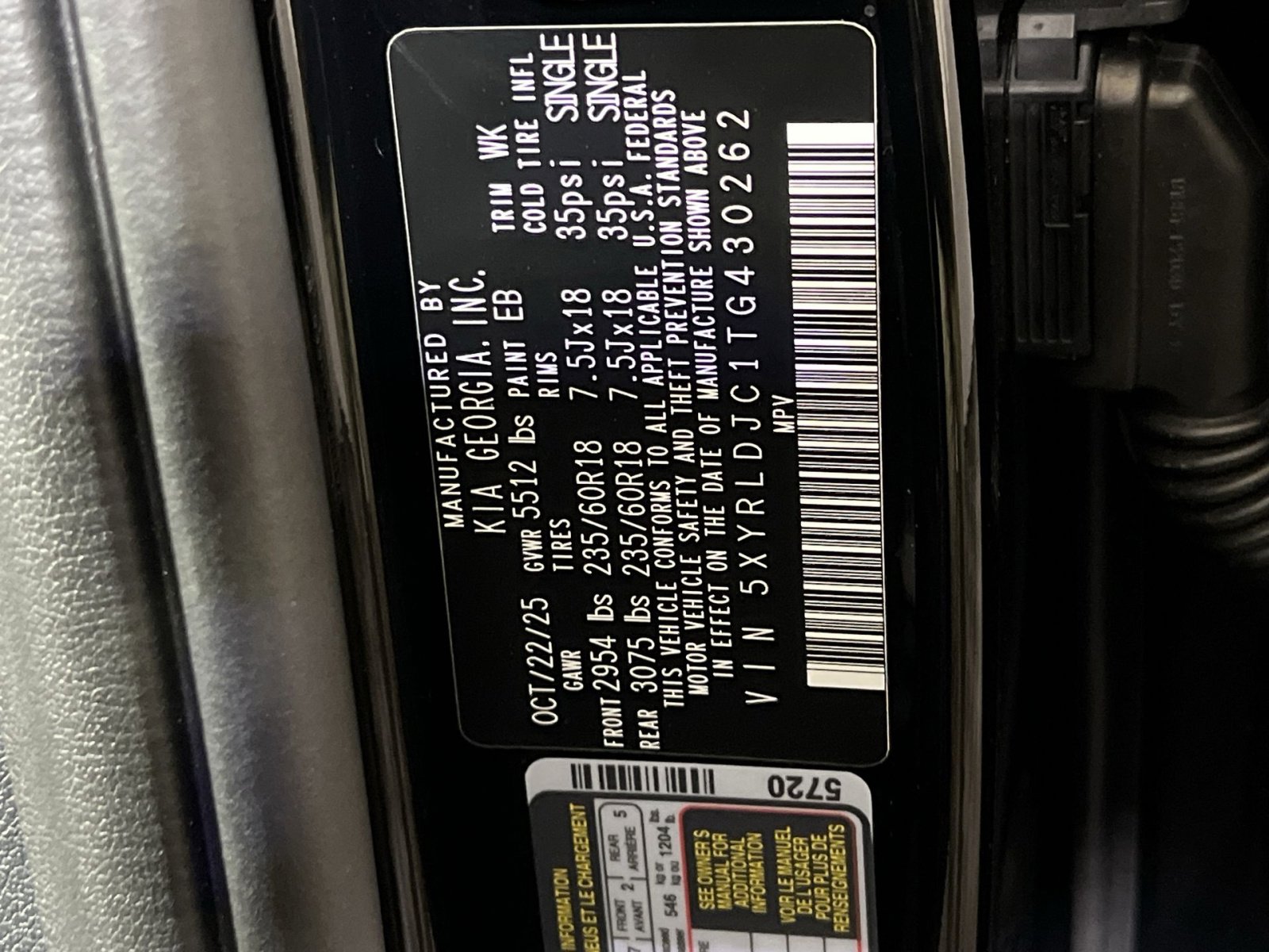 New 2026 Kia Sorento S image 36