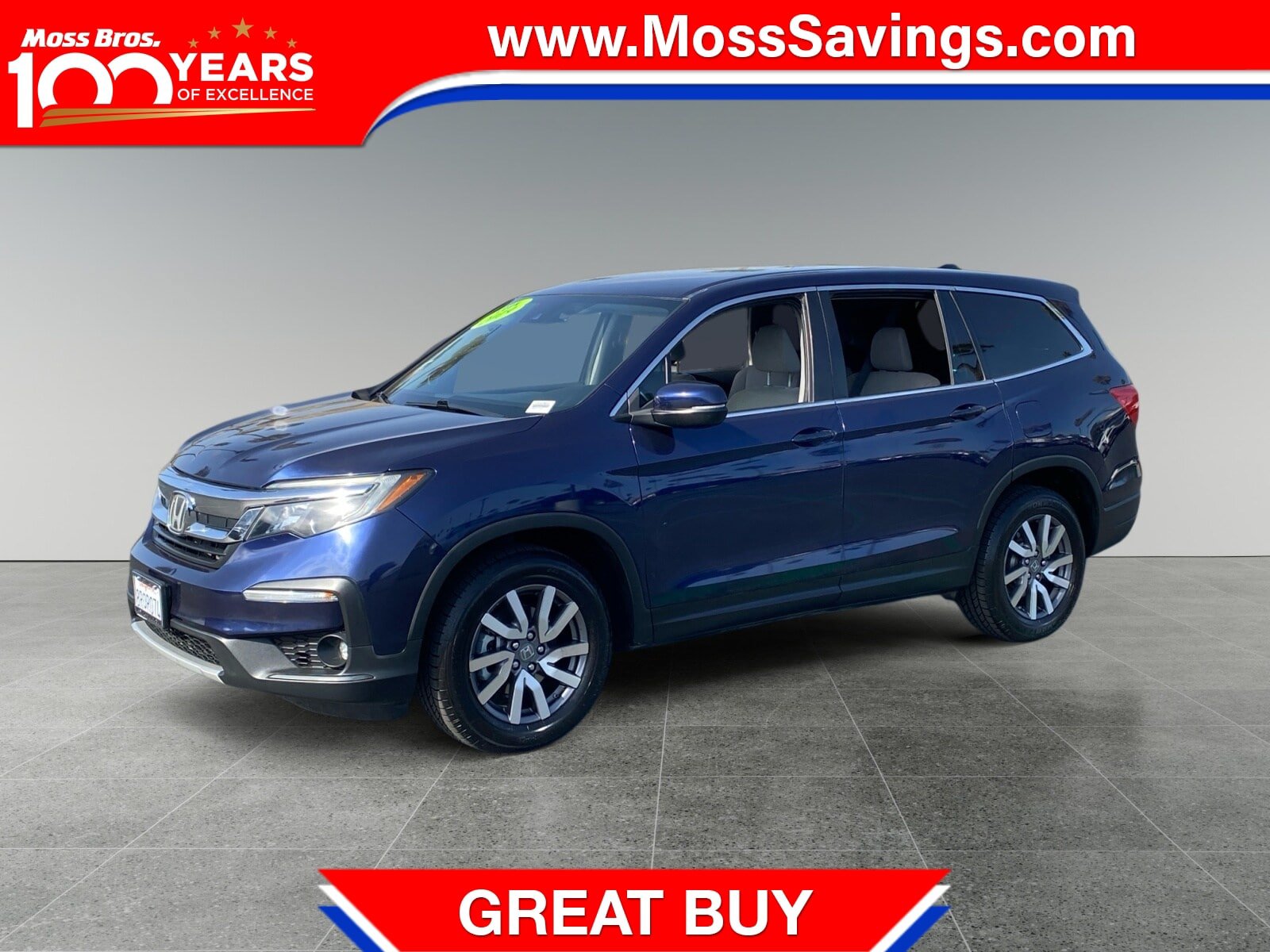 Used 2019 Honda Pilot EX image 1
