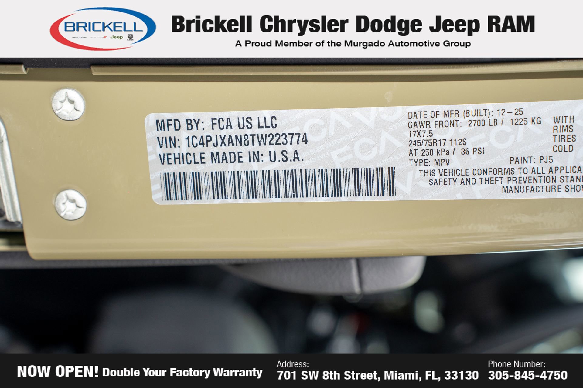 New 2026 Jeep Wrangler Sport image 34