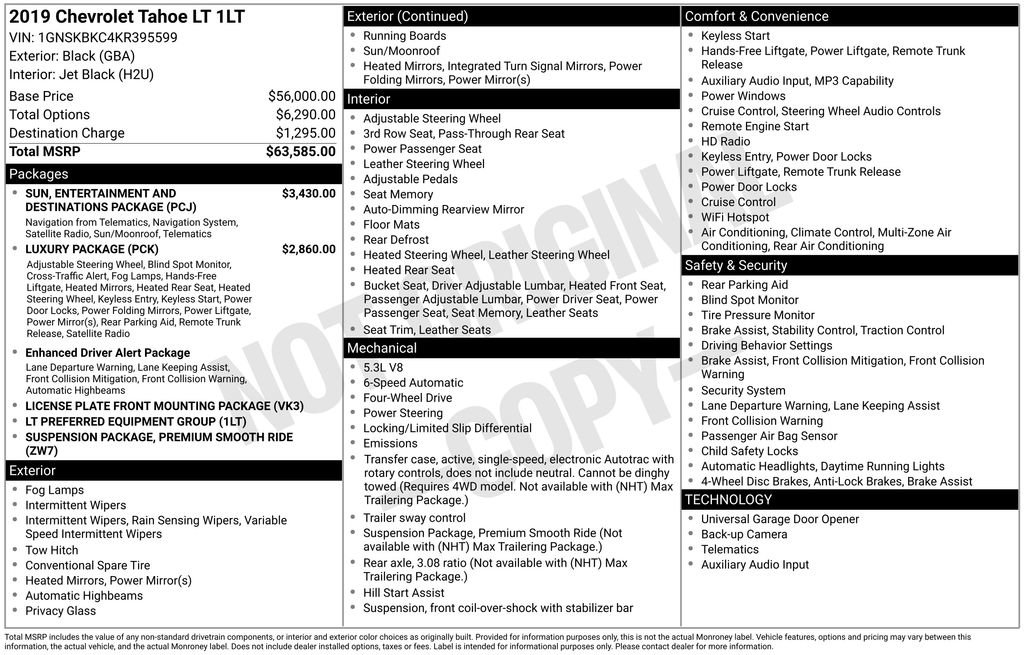 Used 2019 Chevrolet Tahoe LT image 31