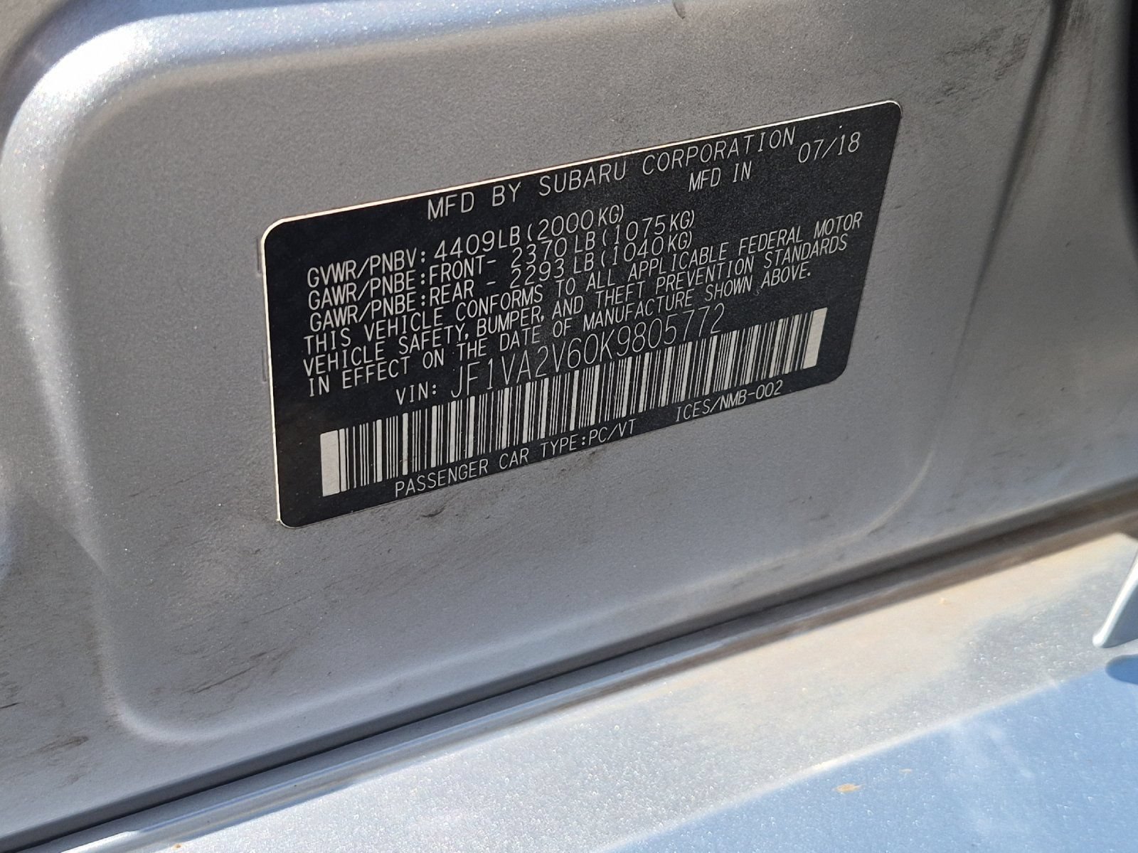 Used 2019 Subaru WRX STI Limited AWD/4WD image 25