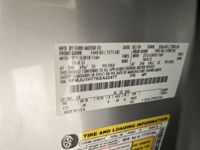 Certified 2019 Ford Expedition XLT RWD image 31