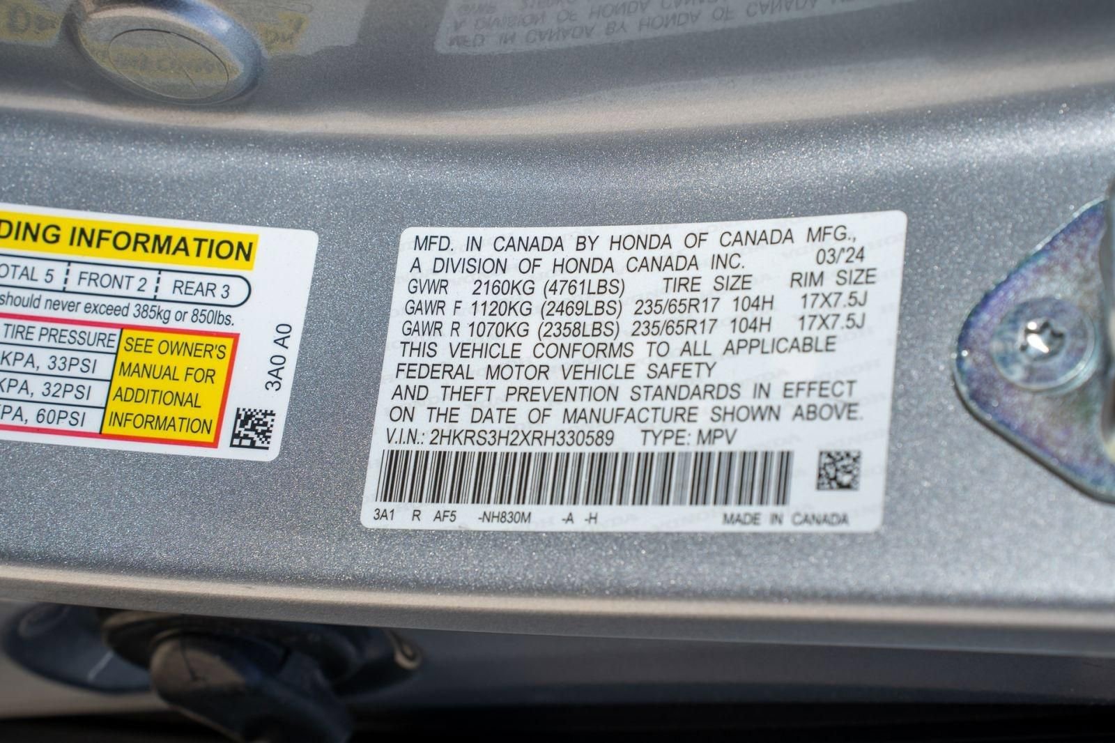 Certified 2024 Honda CR-V LX image 38
