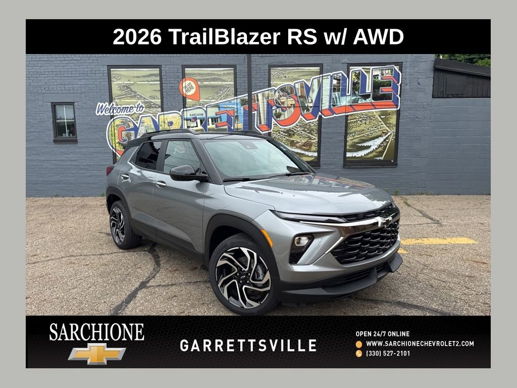 New 2026 Chevrolet TrailBlazer RS w/ Convenience Package AWD/4WD video 1