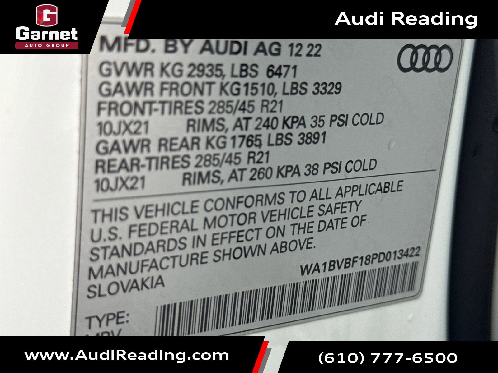 Certified 2023 Audi Q8 Premium Plus w/ Premium Plus Package image 9