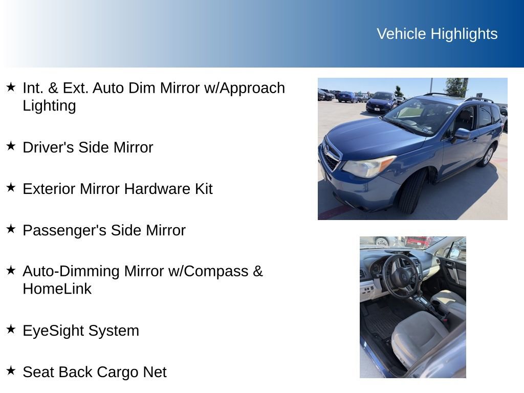 Used 2015 Subaru Forester 2.5i Limited AWD/4WD image 6