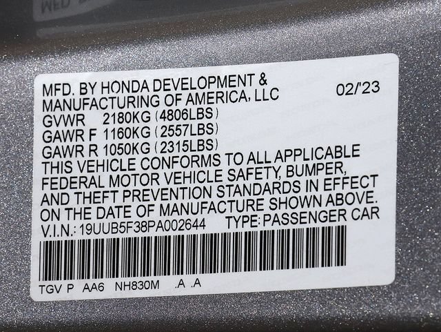Certified 2023 Acura TLX FWD image 37