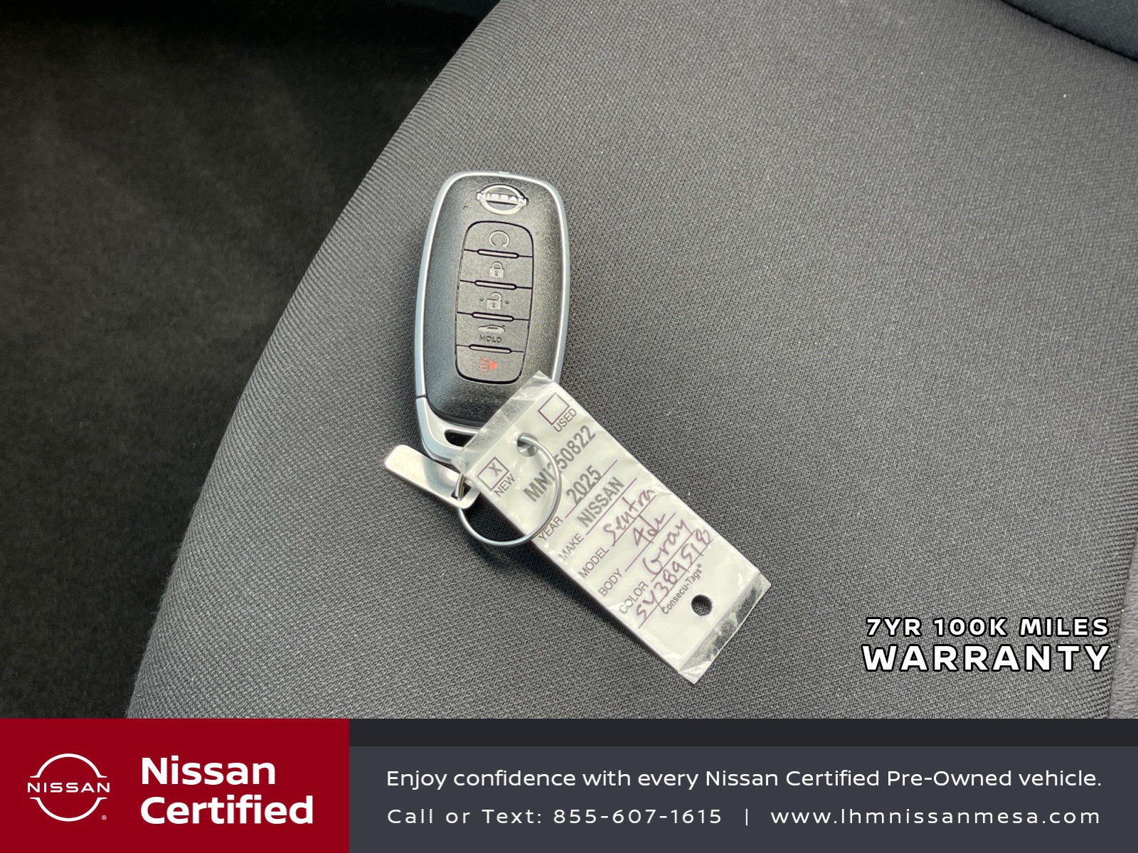 Certified 2025 Nissan Sentra SR FWD image 30