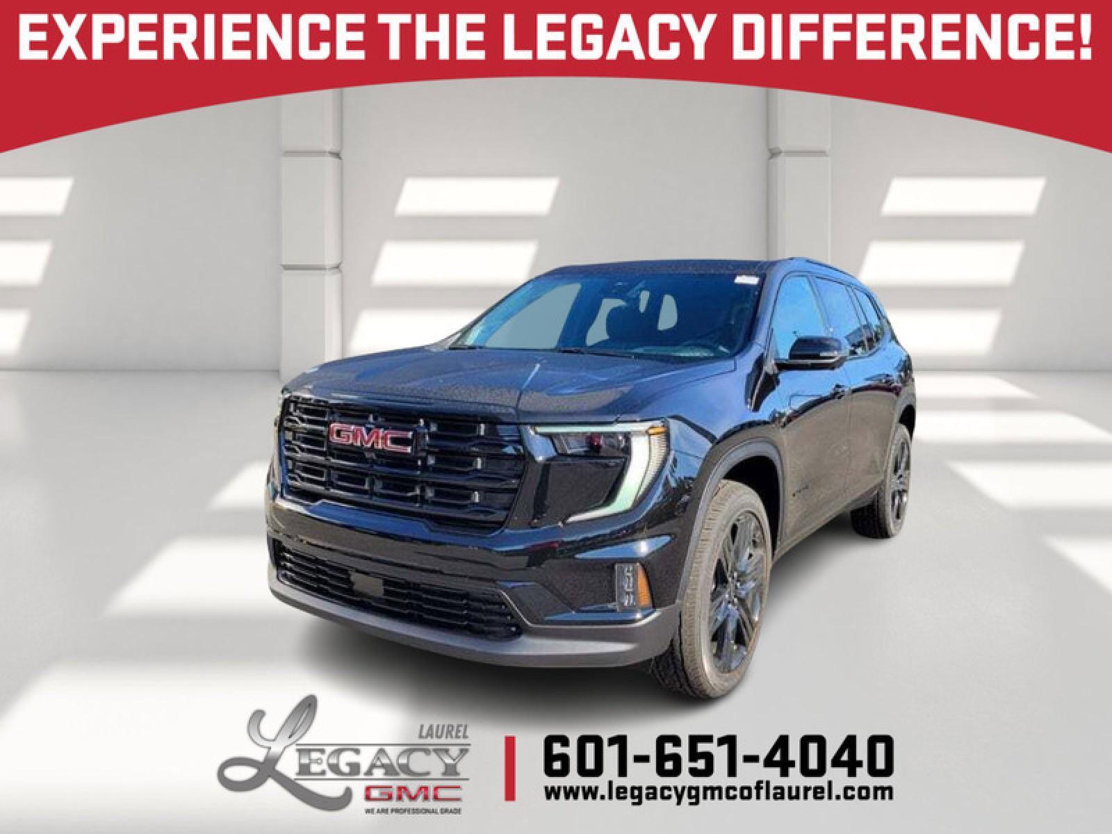 New 2026 GMC Acadia Elevation w/ Black Edition