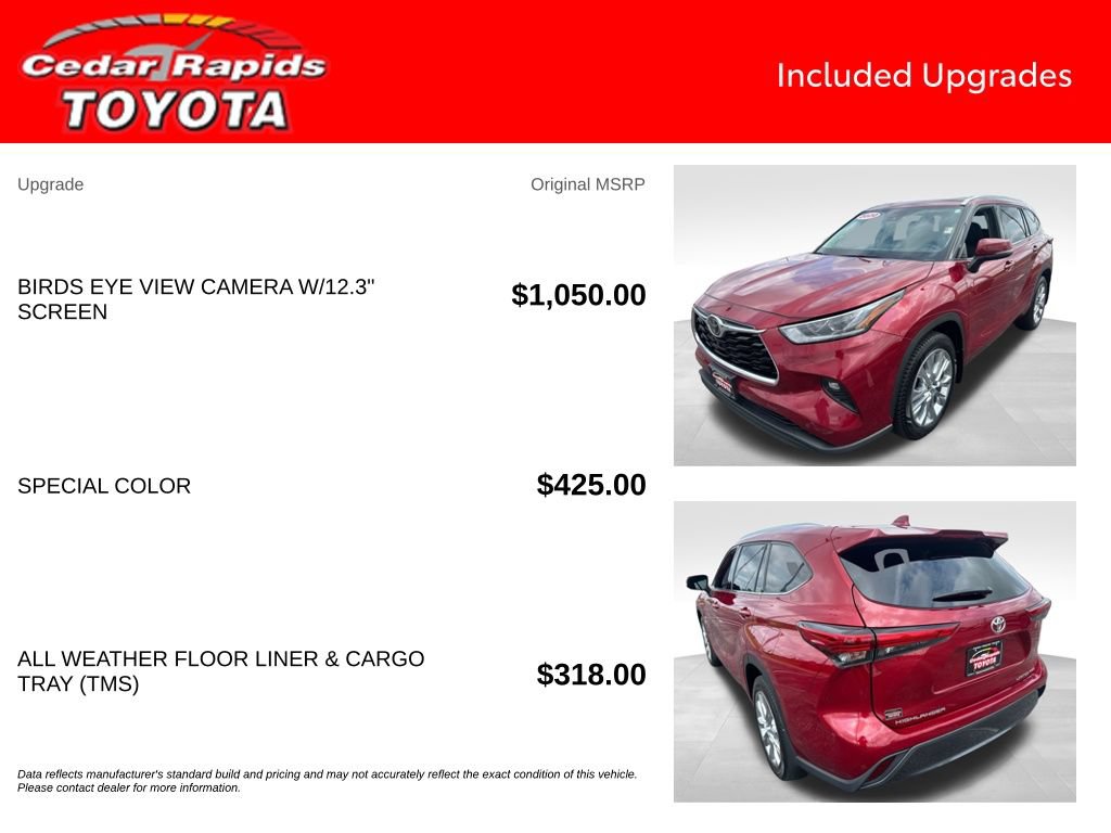 Certified 2020 Toyota Highlander Limited AWD/4WD image 7