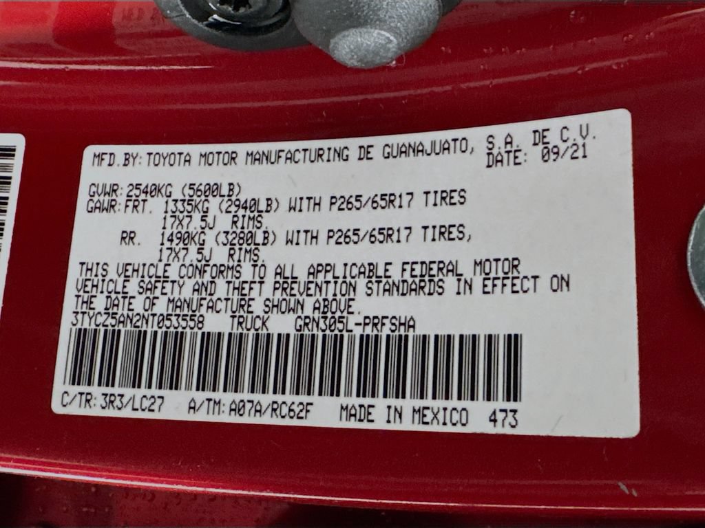 Used 2022 Toyota Tacoma TRD Sport w/ TRD Premium Sport Package AWD/4WD image 37