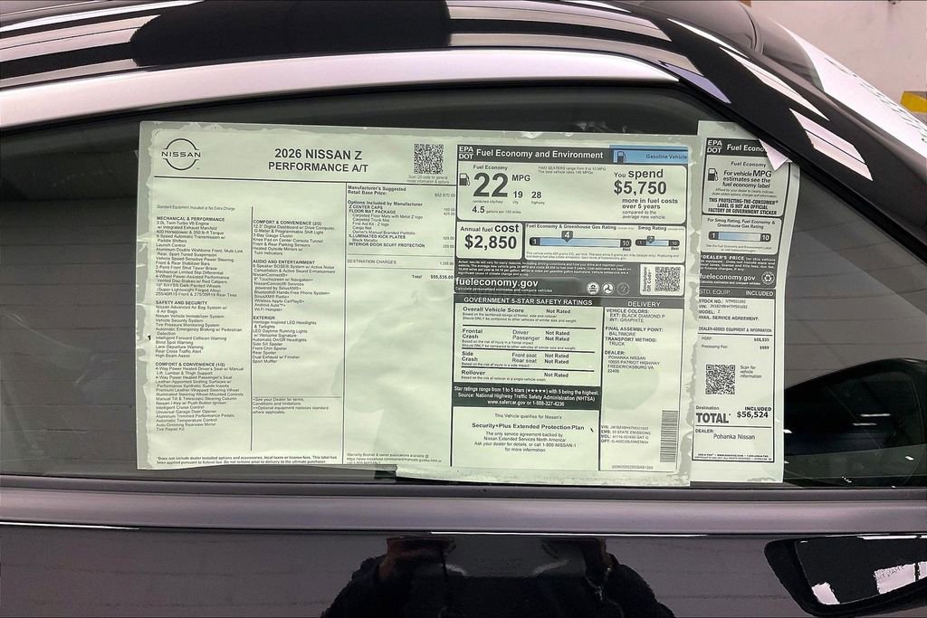 New 2026 Nissan Z Performance RWD image 13