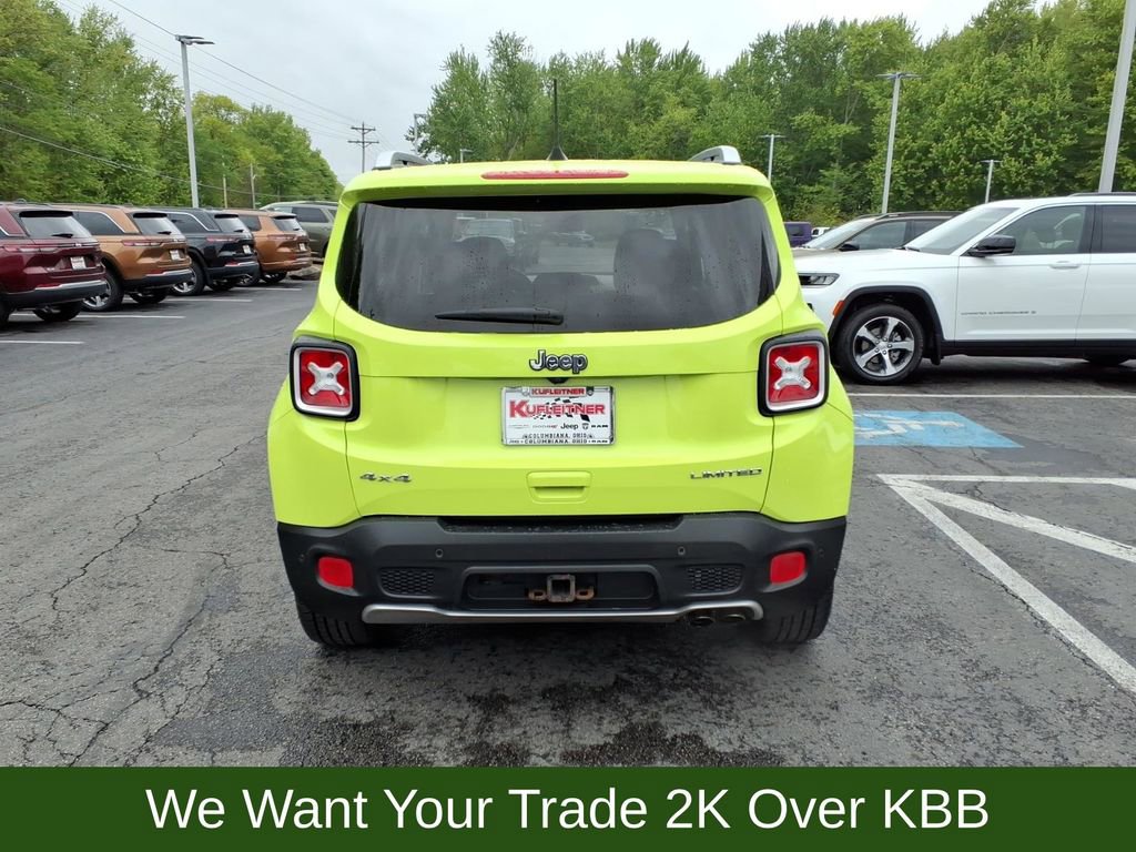 Used 2018 Jeep Renegade Limited w/ UConnect 8.4 Nav Group AWD/4WD image 7