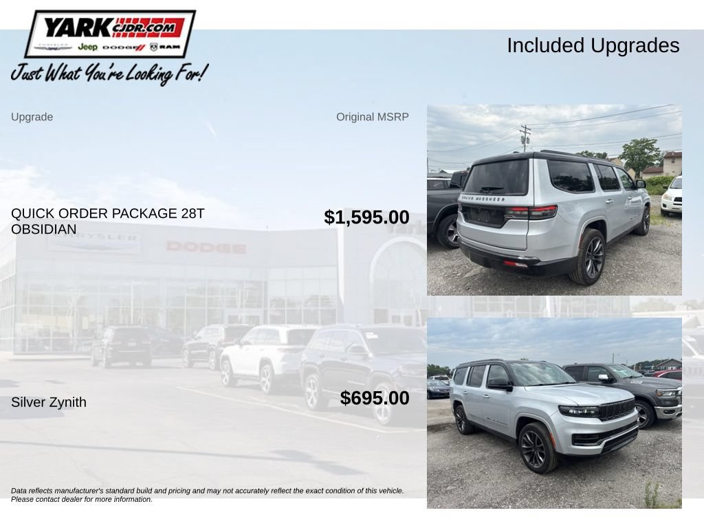 Certified 2025 Jeep Grand Wagoneer Series III w/ Quick Order Packagew 28T AWD/4WD image 5