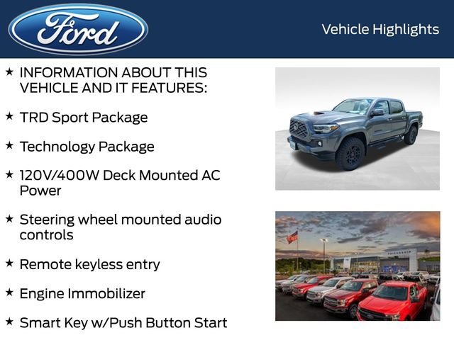 Used 2022 Toyota Tacoma TRD Sport w/ Technology Package AWD/4WD image 5
