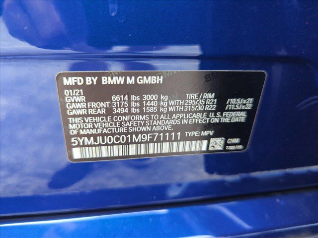 Used 2021 BMW X5 M w/ Competition Package AWD/4WD image 25