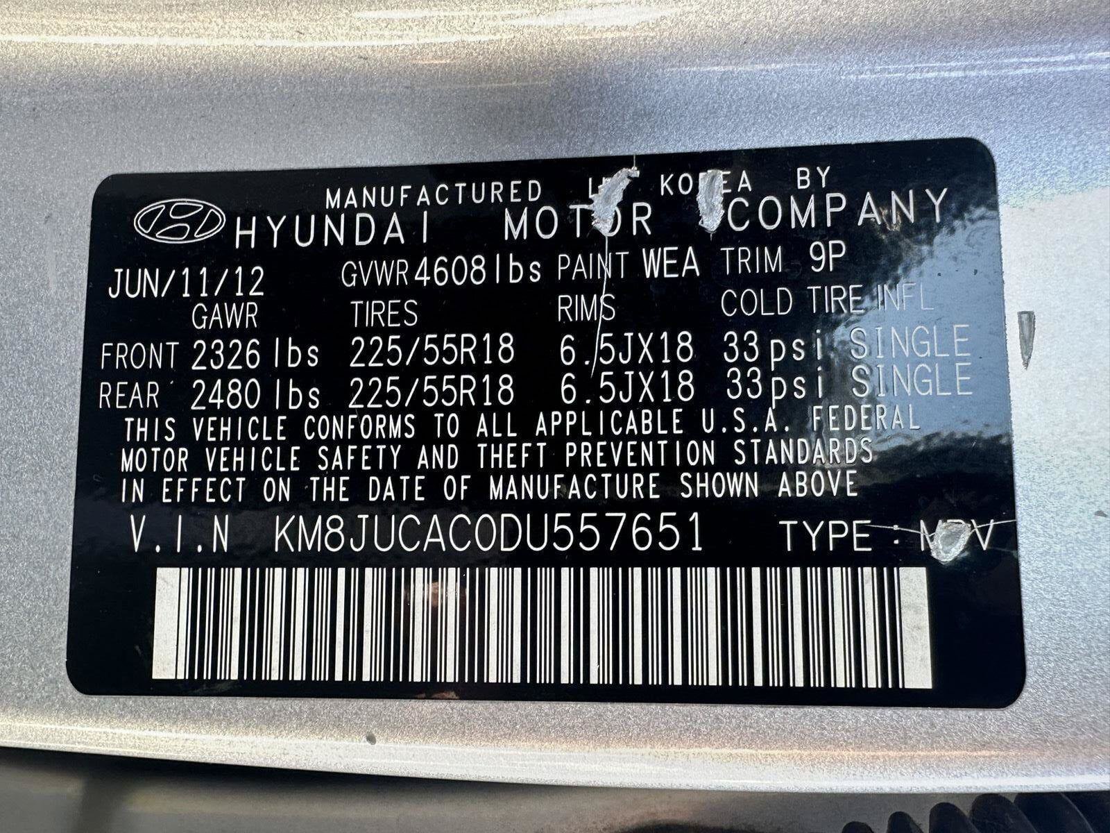 Used 2013 Hyundai Tucson Limited w/ Premium Pkg AWD/4WD image 15
