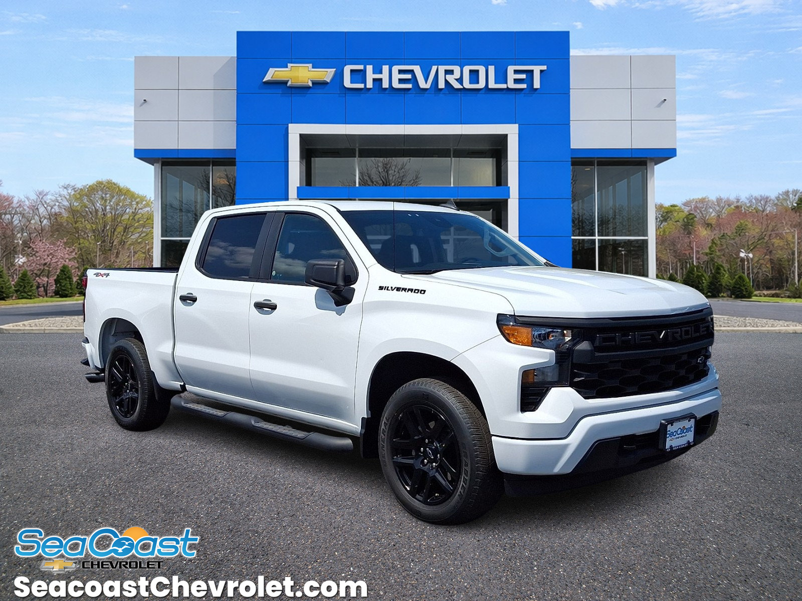Certified 2023 Chevrolet Silverado 1500 Custom w/ LPO, Dark Essentials Package