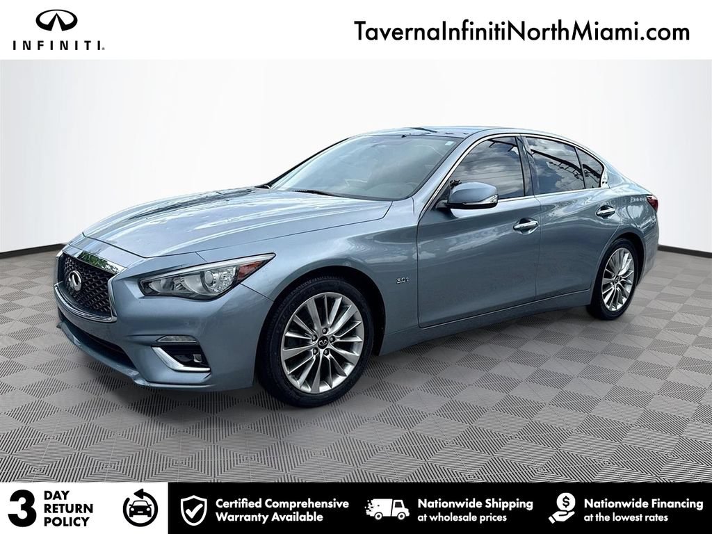 Used 2020 INFINITI Q50 Luxe RWD image 1