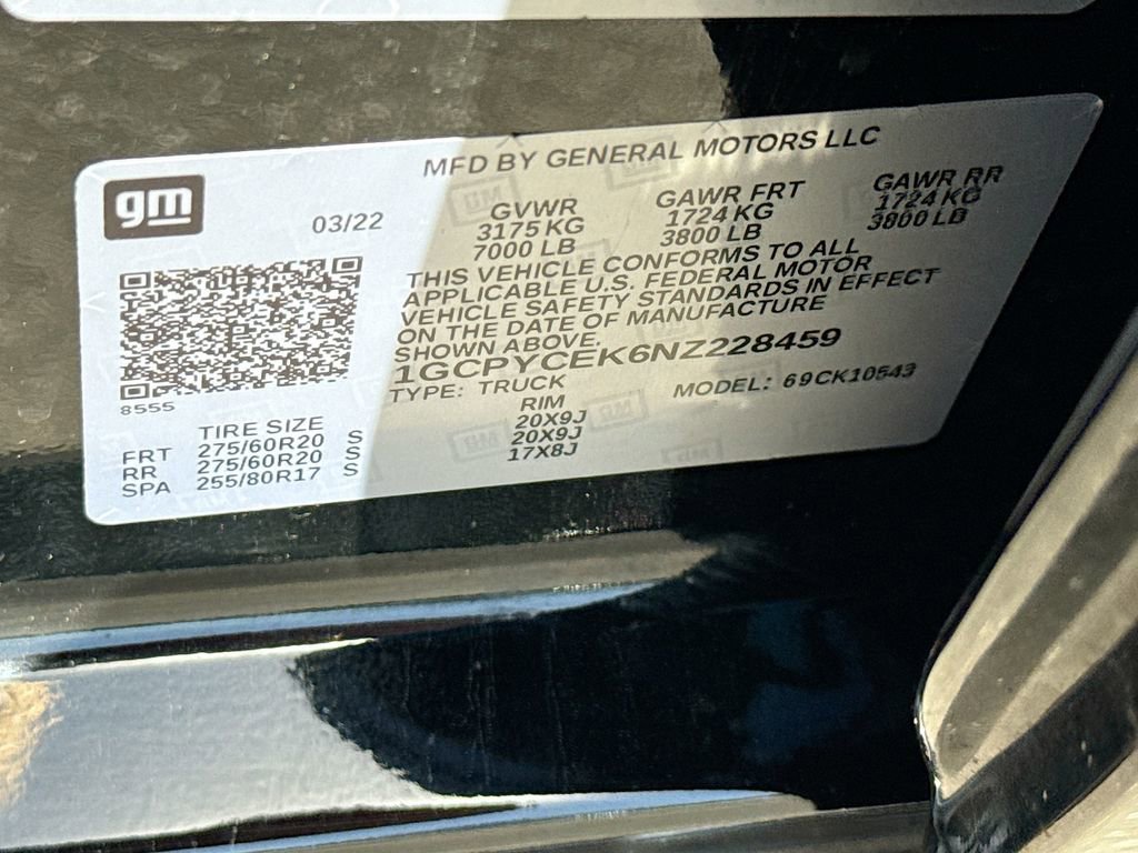 Used 2022 Chevrolet Silverado 1500 Custom Trail Boss w/ Safety Confidence Package image 27