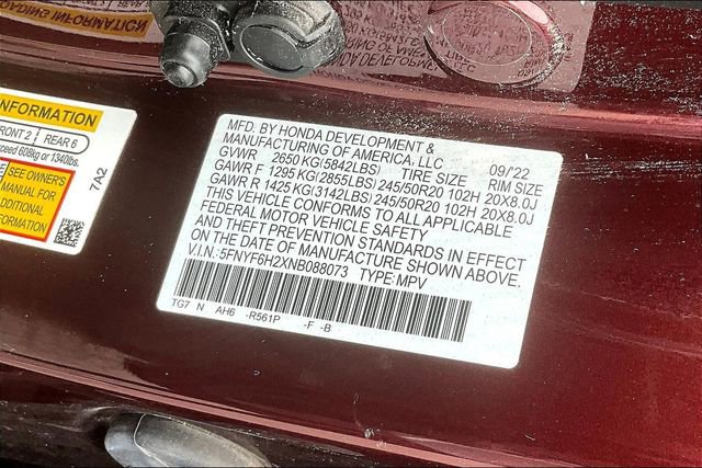 Used 2022 Honda Pilot Special Edition image 19