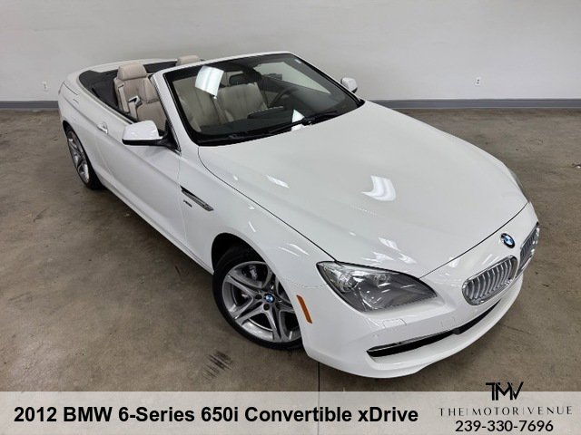 Used 2012 BMW 650i xDrive Convertible AWD/4WD image 19