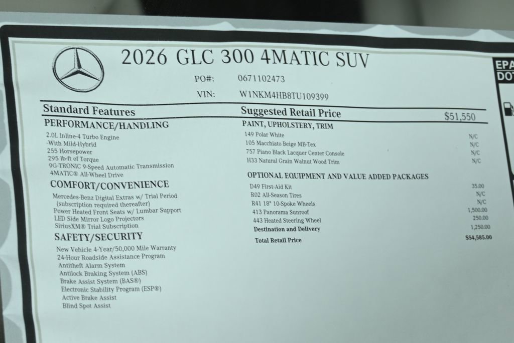 Used 2026 Mercedes-Benz GLC 300 4MATIC image 27