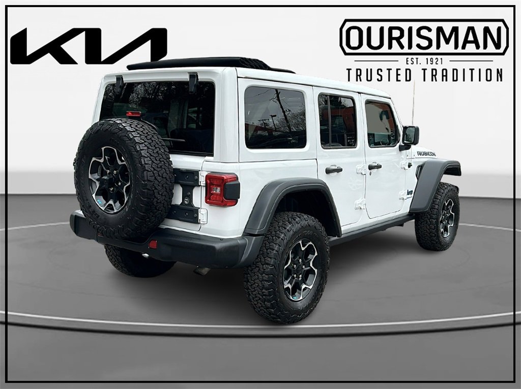 Used 2023 Jeep Wrangler Unlimited Rubicon 4xe w/ Steel Bumper Group image 4