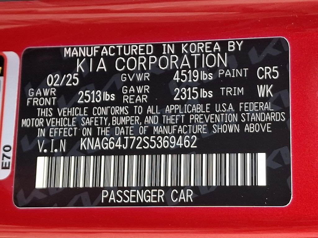 Certified 2025 Kia K5 GT-Line AWD/4WD image 28