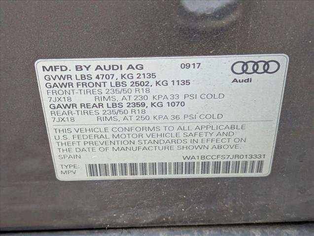 Used 2018 Audi Q3 2.0T Premium w/ Convenience Package FWD image 16