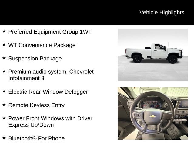 Used 2025 Chevrolet Silverado 2500 W/T w/ WT Convenience Package AWD/4WD image 16