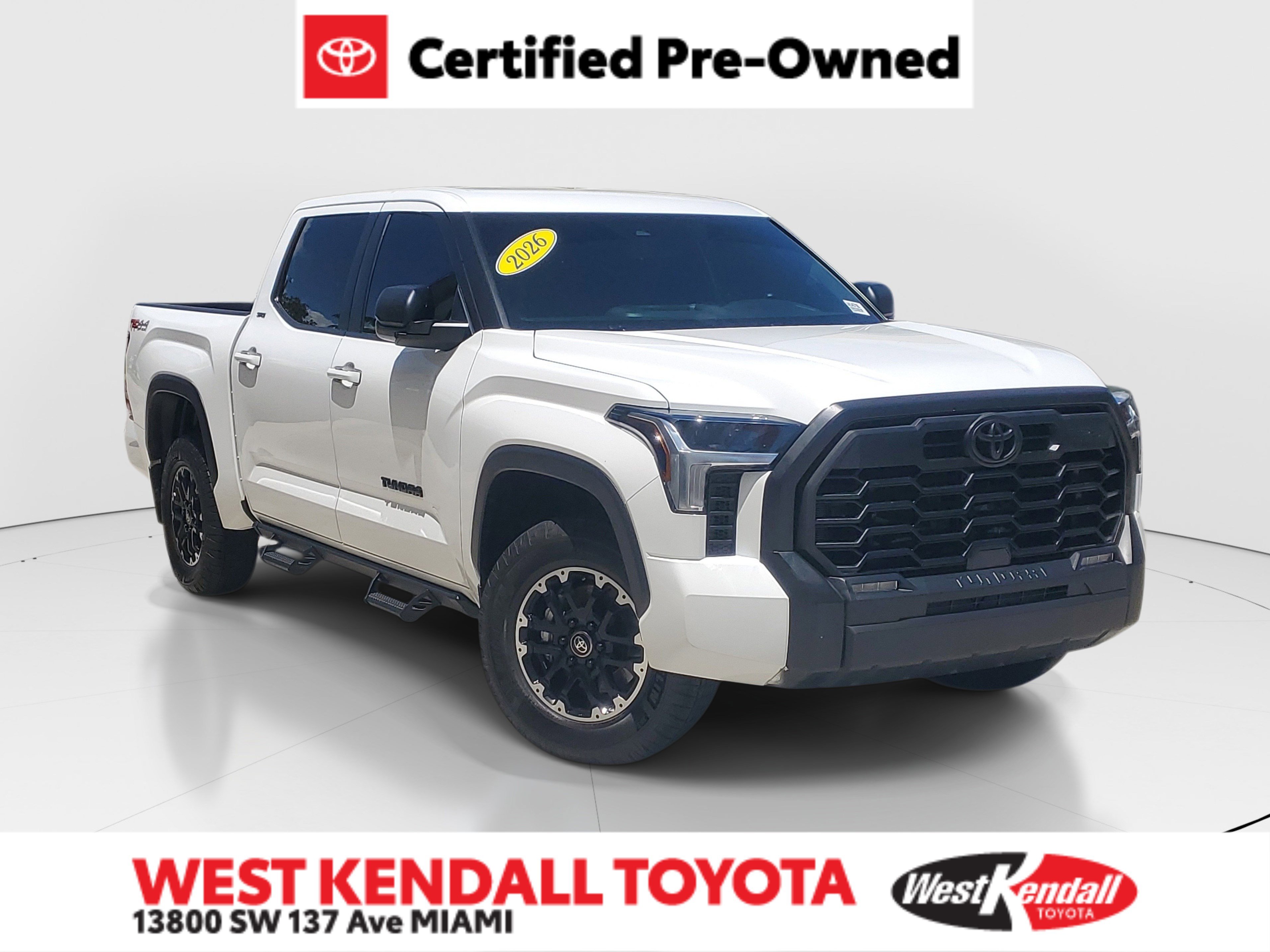Certified 2026 Toyota Tundra SR5 w/ TRD Off-Road Package