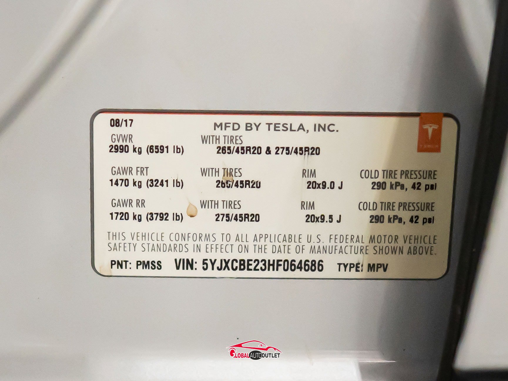 Used 2017 Tesla Model X 100D AWD/4WD image 43