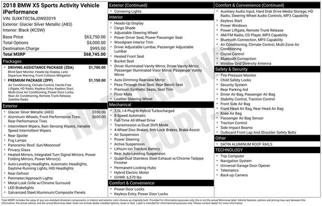 Used 2018 BMW X5 xDrive40e image 36