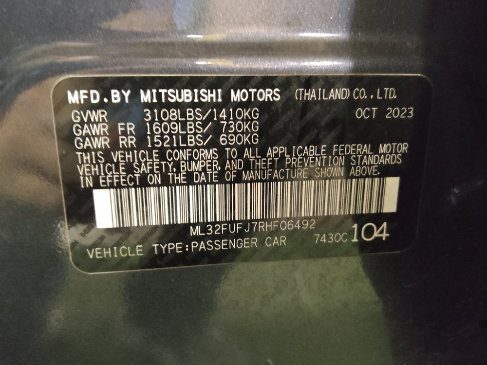 Used 2024 Mitsubishi Mirage G4 LE FWD image 33