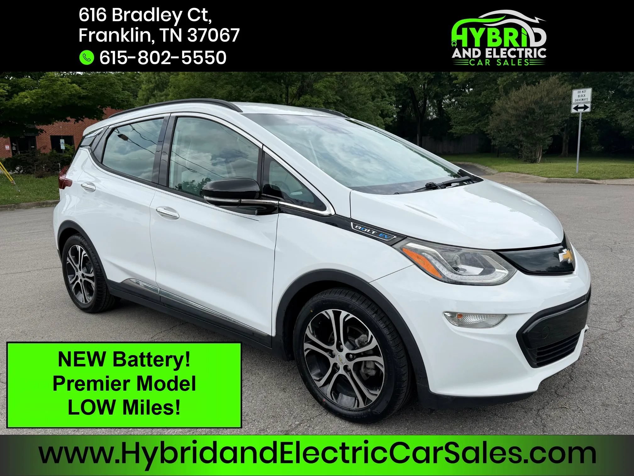 Used 2018 Chevrolet Bolt Premier w/ Driver Confidence II Package FWD image 1