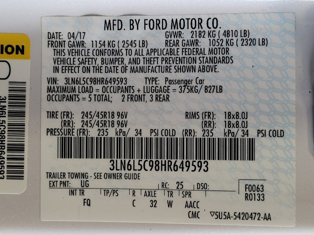 Used 2017 Lincoln MKZ Select w/ Select Plus Package image 33