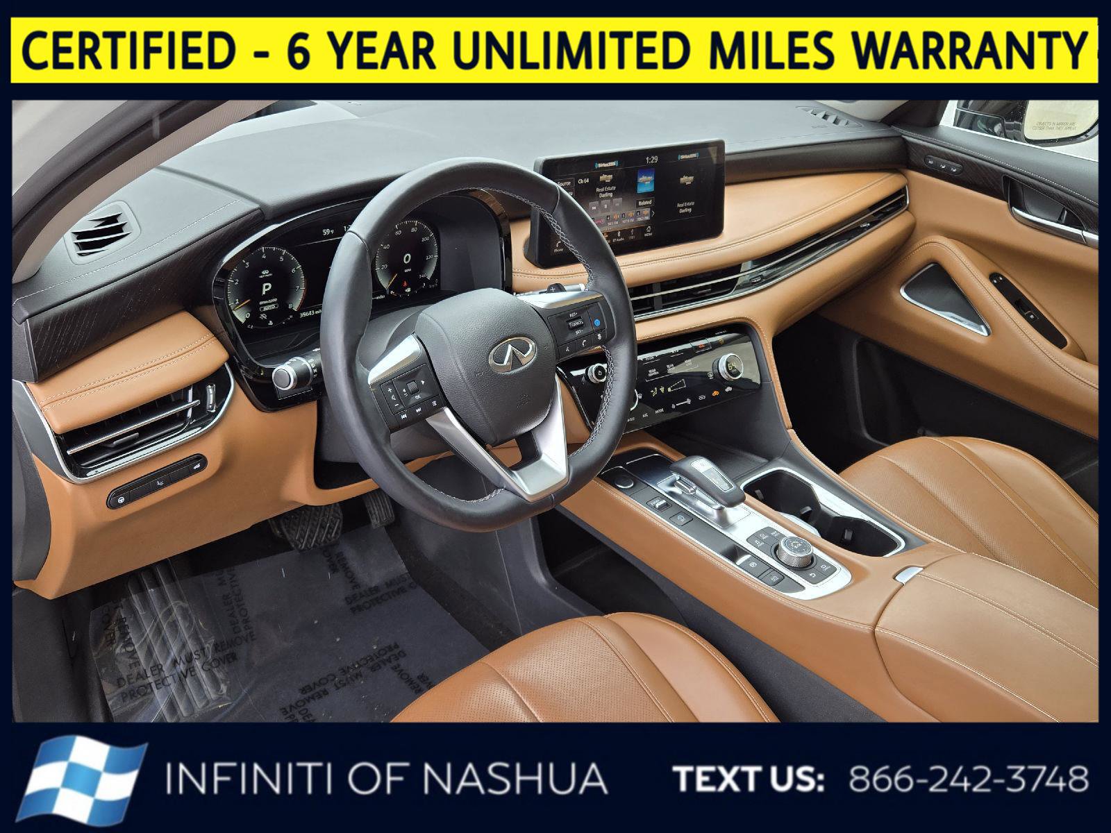 Certified 2023 INFINITI QX60 Sensory w/ Vision Package image 3