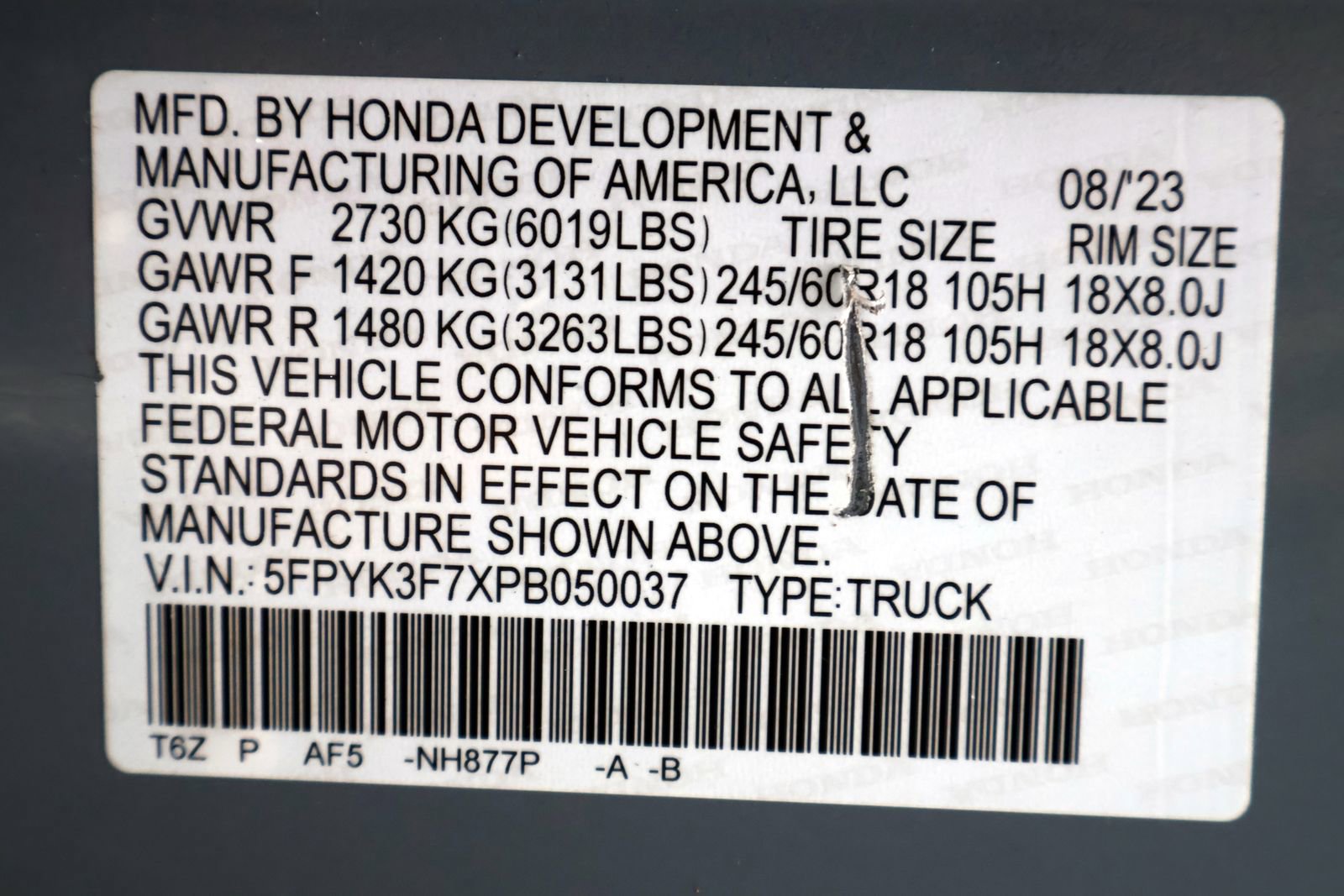 Used 2023 Honda Ridgeline RTL-E image 31