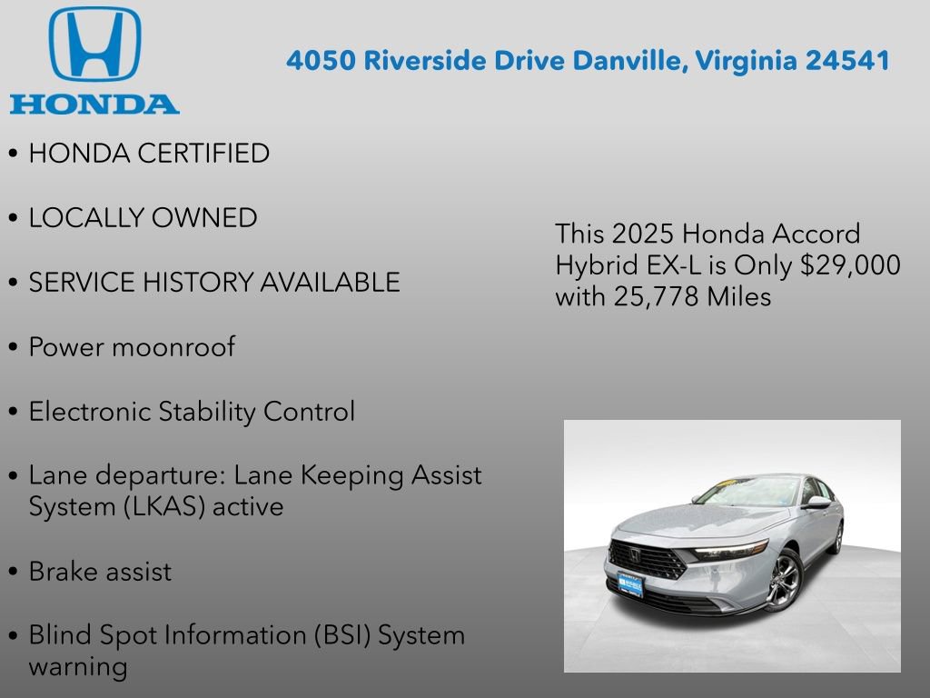 Used 2025 Honda Accord EX-L image 7