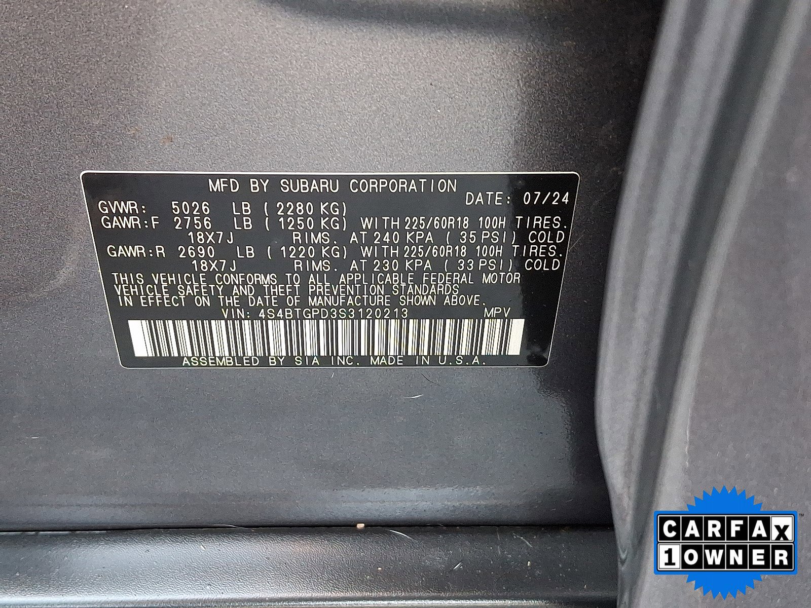 Certified 2025 Subaru Outback Touring XT image 54