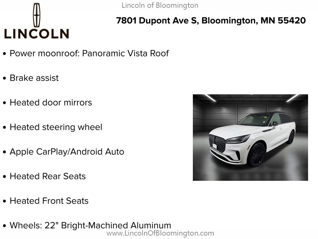Certified 2025 Lincoln Aviator Black Label image 9
