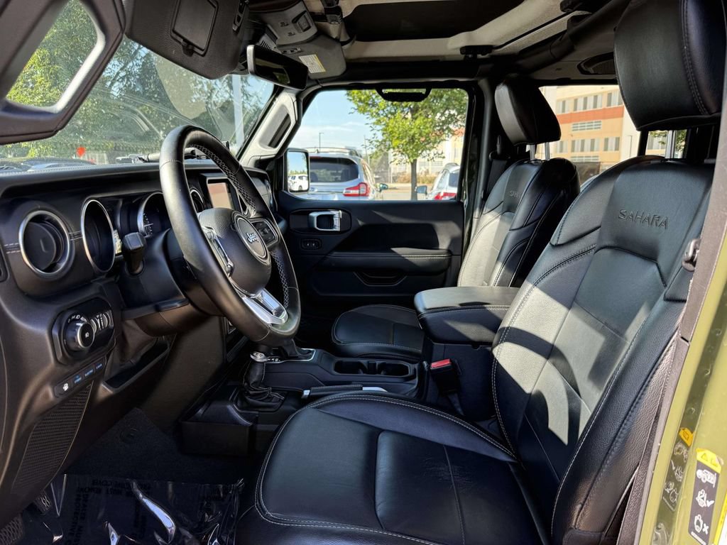 Used 2021 Jeep Wrangler Unlimited Sahara w/ Cold Weather Group AWD/4WD image 14