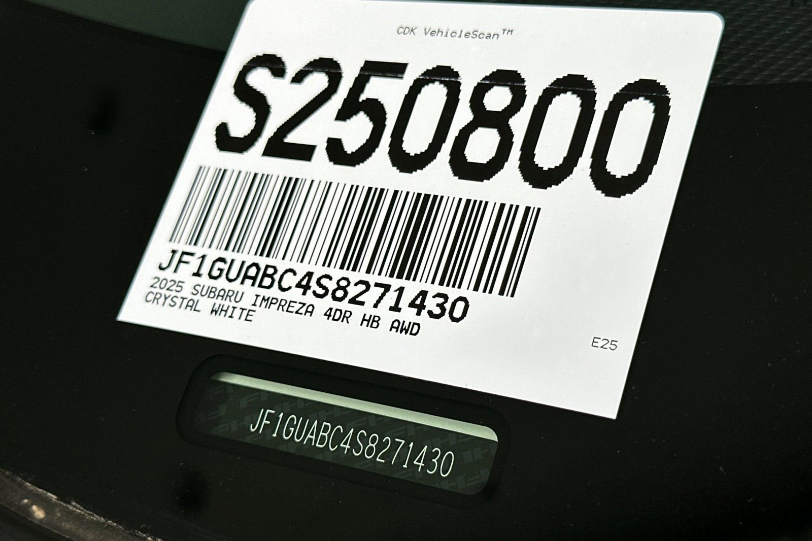 New 2025 Subaru Impreza 2.0i image 4