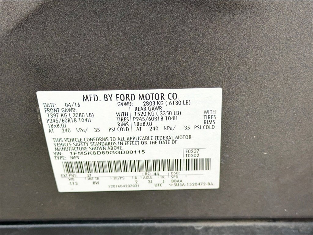 Used 2016 Ford Explorer XLT image 29