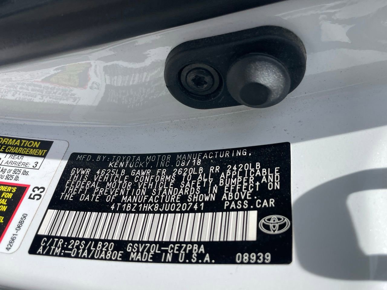 Used 2018 Toyota Camry XSE w/ Driver Assist Package FWD image 12