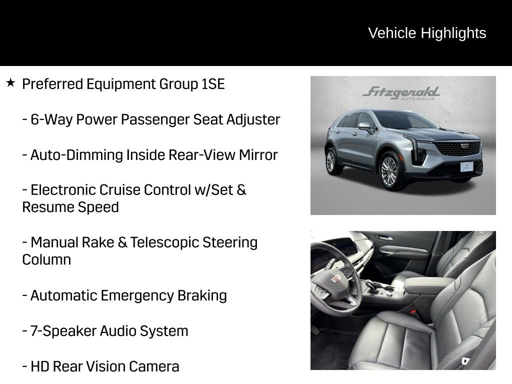 Certified 2024 Cadillac XT4 Premium Luxury w/ Cold Weather Package image 9